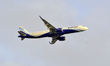 An aircraft of Indigo Airline is seen in Mumbai, India, 17 July, 2022.  