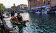 The challenge of the fiumarole boats, consists of competing between districts for about f...