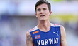 Jacob Ingbritsen of Norway competing on Men's Semi-Final 1500 metres during the World...