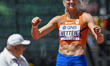 Anouk Vetter of The Netherlands competing on Women's Shot Put - Heptathlon during the...