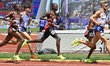 Stanley Waithaka Mburu of Kenya, Tadese Worku of Ethiopia, Daniel Mateiko of Kenya, Patric...