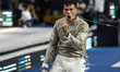 Gallo Miche from Italy after won on Dershwitz From USA during Fencing Wold Championships C...