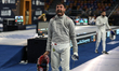 Luig Samele from Italy after won on Ziad El Sissy from Egypt during Fencing Wold Champions...