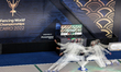 Ali Pakdaman from Iran Vs San Bazadze from Georgia during Fencing Wold Championships Cairo...