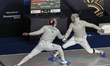 Ali Pakdaman from Iran Vs San Bazadze from Georgia during Fencing Wold Championships Cairo...