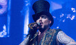 Adam Lambert during the Music Concert Queen + Adam Lambert - Rhapsody Tour on July 11, 202...