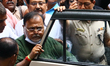 Trinamool Congress (TMC) leader Partha Chatterjee, former education minister and current I...