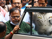 Trinamool Congress (TMC) leader Partha Chatterjee, former education minister and current Industry and Commerce minister, arrested by Enforce...