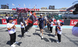 LATIFI Nicholas (can), Williams Racing FW44, portrait with grid kids during the Formula 1...