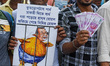 Various student unions took out a protest rally in Kolkata , India , on 25 July 2022 ,agai...