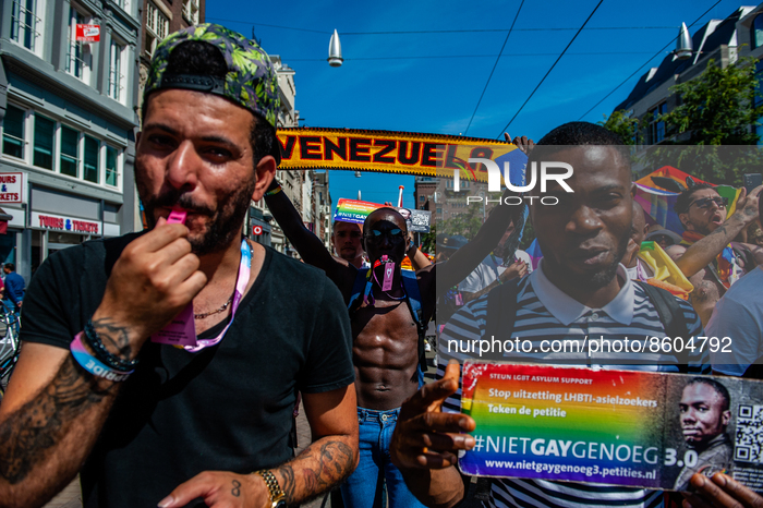 The Pride Walk Organizes In Amsterdam