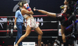 MILAGROS ANDREA LOPEZ of Argentina and THE STAR SIT.CHOR of Thailand compete during the Ra...