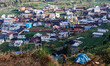 Local farmers at work in the fields of the Dieng mountain area in Banjarnegara, Central Ja...