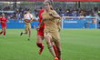 Laia Codina during the friendly match between Barcelona and AEM Lleida, played at the Joha...