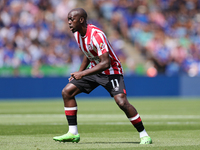 Yoane Wissa of Brentford during the Premier League match between Leicester City and Brentford at the King Power Stadium, Leicester on Sunday...