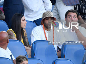 Marcel Jacobs during the Pre-Season Friendly 2022/2023  match between AS Roma vs Shakhtar Donetsk  at the Olimpic Stadium in Rome  on 07 Aug...