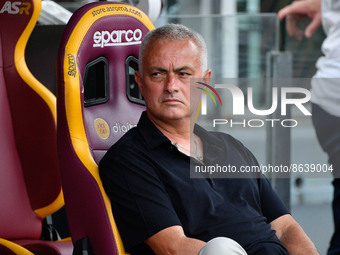 Jose’ Mourinho coach (AS Roma) during the Pre-Season Friendly 2022/2023  match between AS Roma vs Shakhtar Donetsk  at the Olimpic Stadium i...
