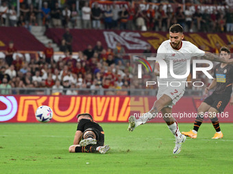 Lorenzo Pellegrini (AS Roma) goal 1-0 during the Pre-Season Friendly 2022/2023  match between AS Roma vs Shakhtar Donetsk  at the Olimpic St...