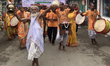 The Hindu community celebrates the inauguration of the Harichad Thakur temple in Magura di...