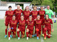 AS Roma team during the Pre-Season Friendly 2022/2023  match between AS Roma Women vs Fiorentina Femminile at the Coni “Giulio Onesti” Olymp...