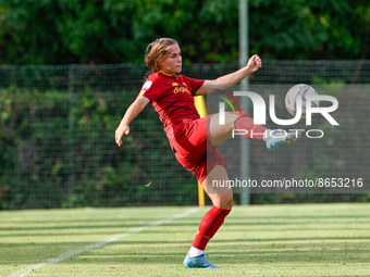 Emilie Haavi (AS Roma Women) during the Pre-Season Friendly 2022/2023  match between AS Roma Women vs Fiorentina Femminile at the Coni “Giul...