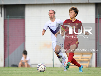 Moeka Minami (AS Roma Women)1 during the Pre-Season Friendly 2022/2023  match between AS Roma Women vs Fiorentina Femminile at the Coni “Giu...