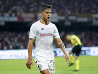 Paulo Dybala of AS Roma looks dejected during the Serie A match between US Salernitana 1919 and AS Roma at Stadio Arechi, Salerno, Italy on...
