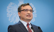 Polish minister of justice, Zbigniew Ziobro during the press conference at Chancellery of...