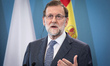 Prime Minister of Spain Mariano Rajoy during the press conference at Chancellery of the Pr...