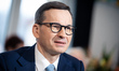 Mateusz Morawiecki in Wola Karczewska, Poland on April 6, 2022 