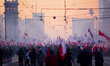 Independence March in Warsaw, Poland on November 11, 2021 