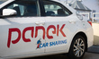 Panek Carsharing in Warsaw, Poland on April 9, 2019 