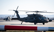 U.S. Air Force Sikorsky UH-60 Black Hawk landed at Rzeszow-Jasionka Airport in Poland on 1...