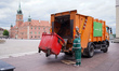 Garbage collection in Warsaw, Poland on May 18, 2020 
