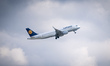 Lufthansa Airbus A320-214 (D-AIUG / 6202) at Chopin Airport in Warsaw, Poland on April 22,...