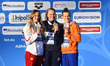 SJOESTROEM Sarah (SWE), WASICK Katarzyna (POL) and  VAN ROON Valerie (NED) during the LEN...