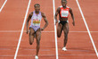 Dina Asher-Smith of Great Britain during the Athletics, Semi-final Women's 100m at the...