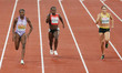 Dina Asher-Smith of Great Britain, Natacha Kouni of Switzerland, Rebekka Haase of Germany...