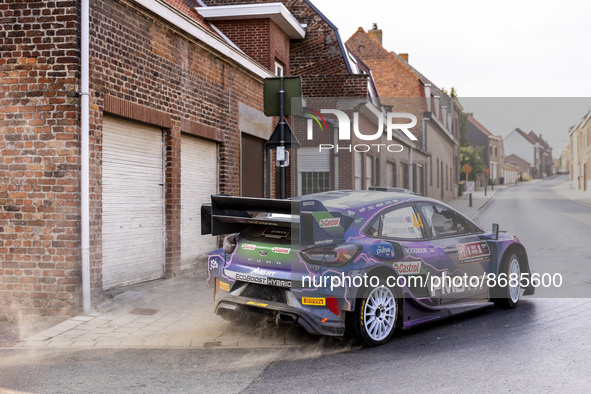 44 GREENSMITH Gus (gbr), ANDERSSON Jonas (swe), M-Sport Ford World Rally Team, Ford Puma Rally 1, action during the Ypres Rally Belgium 2022...