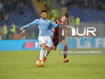 Felipe Anderson during the Italian Serie A football match S.S. Lazio vs Torino F.C.  at the Olympic Stadium in Rome, on october 25, 2015. (