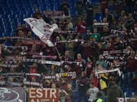 Supporter's Torino during the Italian Serie A football match S.S. Lazio vs Torino F.C.  at the Olympic Stadium in Rome, on october 25, 2015....
