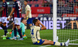 Hellas Verona's Filippo Terracciano shows his disappointment during the italian soccer Ser...