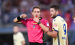 The Referee of the match Matteo Marcenaro of the Genoa Section during the italian soccer S...