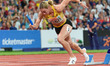 Athletics, Alexandra Burghardt during the womens 4x100m Relay Final 