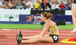 Athletics, Rebekka Haase (Germany) after winning the womens 4x100m Relay Final 