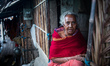 An old woman sits in her house at Kalabogi village in Khulna. Not too long ago Kalabogi, a...