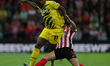 Corry Evans of Sunderland battles with Rotherham United's Chiedozie Ogbene during the Sky...