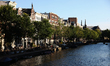 A view of the Singel canal in Amsterdam, Netherlands on September 1, 2022. 