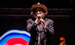 The singer-songwriter Vinicio Capossela during his concert in Ruvo di Puglia on the occasi...
