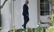 US President Joe Biden arrives to White House from Delaware, today on August 29, 2022 at S...